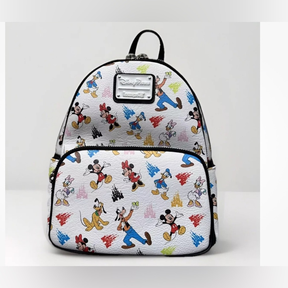 Disney Parks Mickey Mouse and Friends Loungefly Mini Backpack – New with Tags
